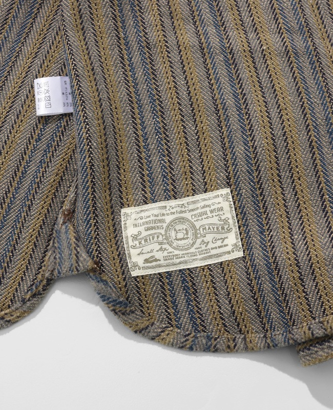 クリフメイヤー[公式] ブランケットCPOネルシャツ MENS 2615104