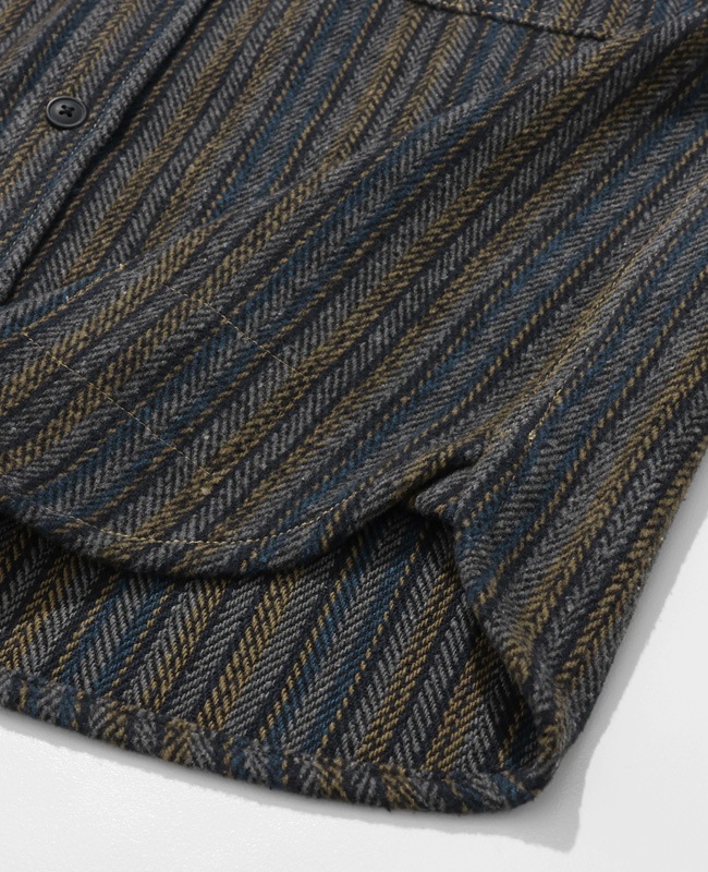 クリフメイヤー[公式] ブランケットCPOネルシャツ MENS 2615104