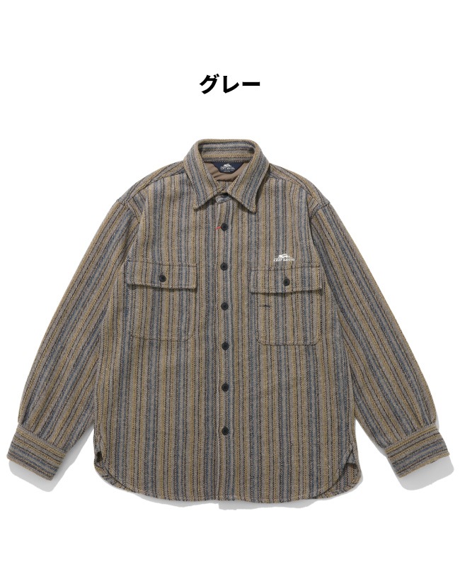 クリフメイヤー[公式] ブランケットCPOネルシャツ MENS 2615104