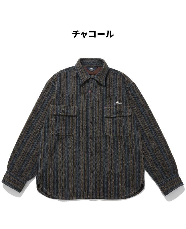 クリフメイヤー[公式] ブランケットCPOネルシャツ MENS 2615104
