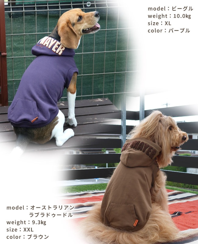 クリフメイヤー[公式] サガラ刺繍パーカー(フードロゴ) DOG D2527809