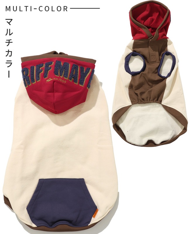 クリフメイヤー[公式] サガラ刺繍パーカー(フードロゴ) DOG D2527809
