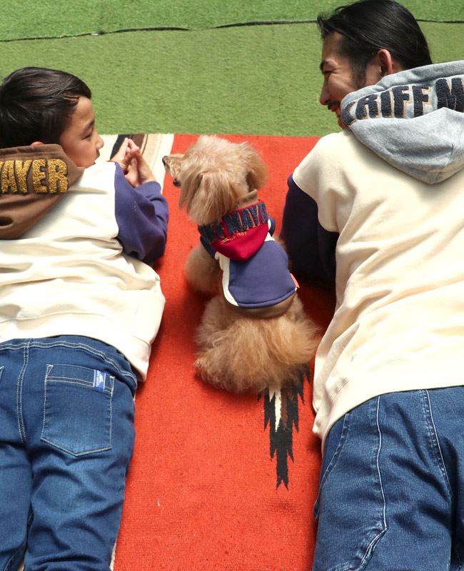 クリフメイヤー[公式] サガラ刺繍パーカー(フードロゴ) DOG D2527809