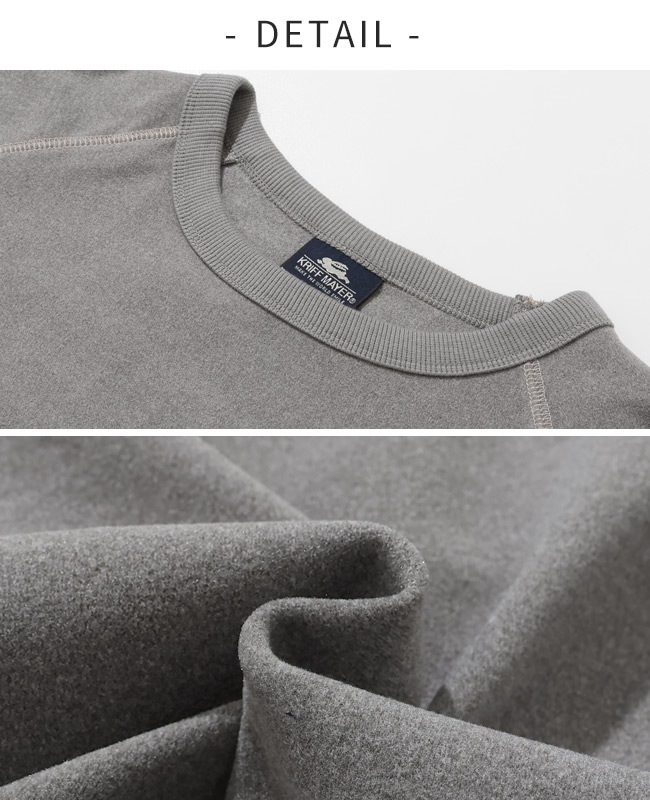 クリフメイヤー[公式] もちのび刺繍ラグランロンT(足跡) MENS 2615601
