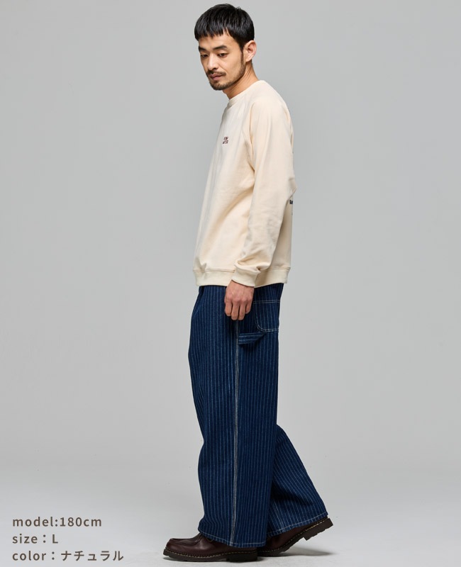 クリフメイヤー[公式] もちのび刺繍ラグランロンT(足跡) MENS 2615601