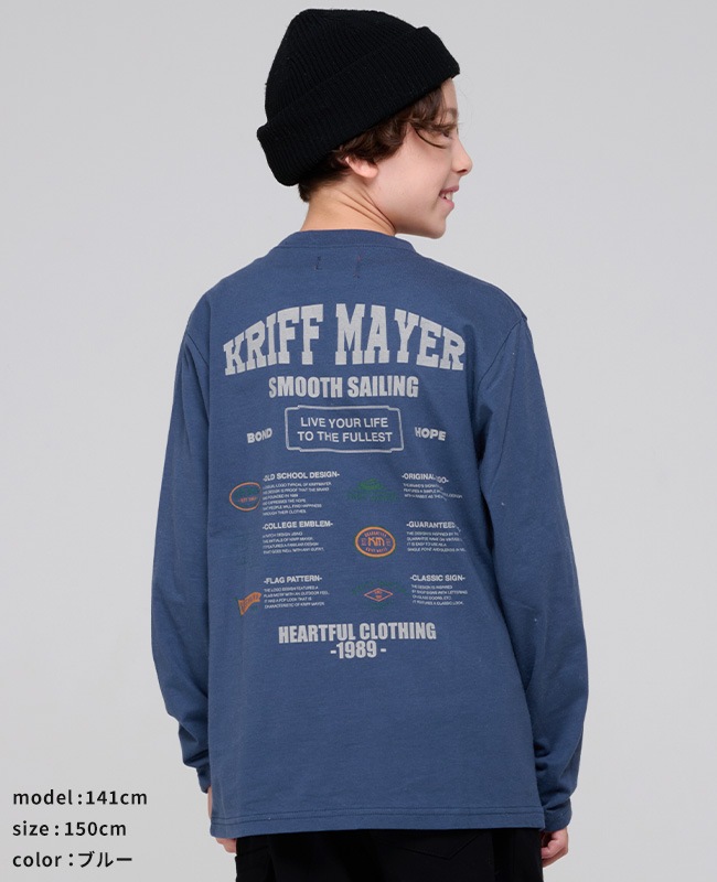 クリフメイヤー[公式] 外遊びイラストロンT(ロゴ) KIDS J2517855