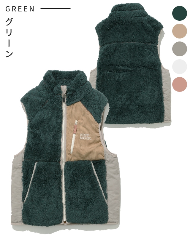 クリフメイヤー[公式] シャギーボアベスト LADYS W2514410