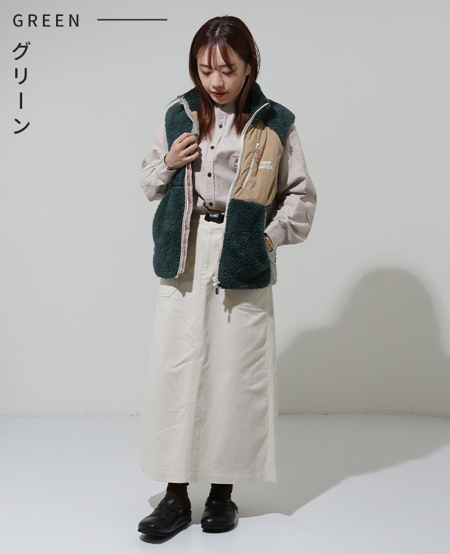 クリフメイヤー[公式] シャギーボアベスト LADYS W2514410