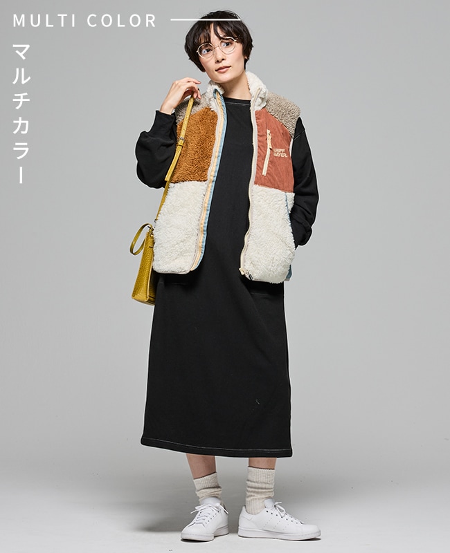 メアページ クリフメイヤー[公式] シャギーボアベスト LADYS W2514410