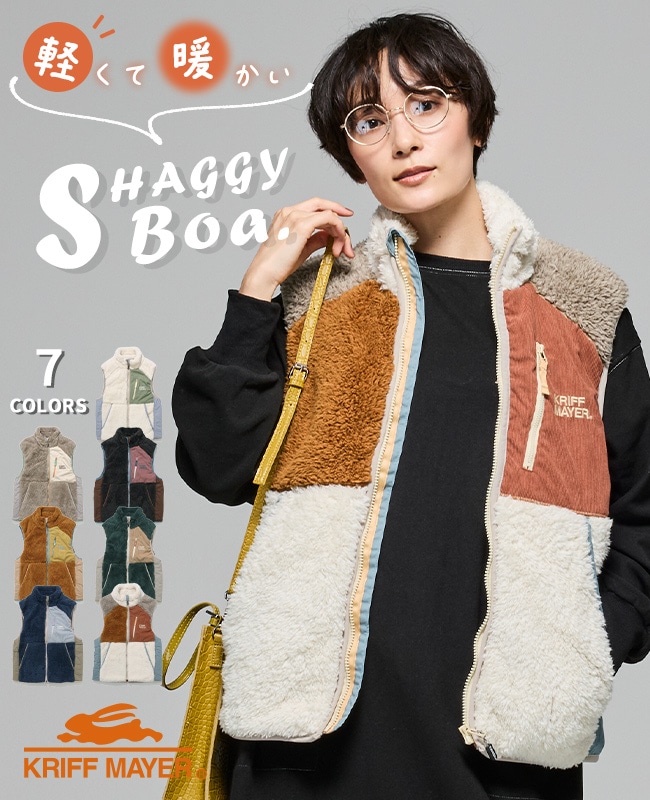 クリフメイヤー[公式] シャギーボアベスト LADYS W2514410