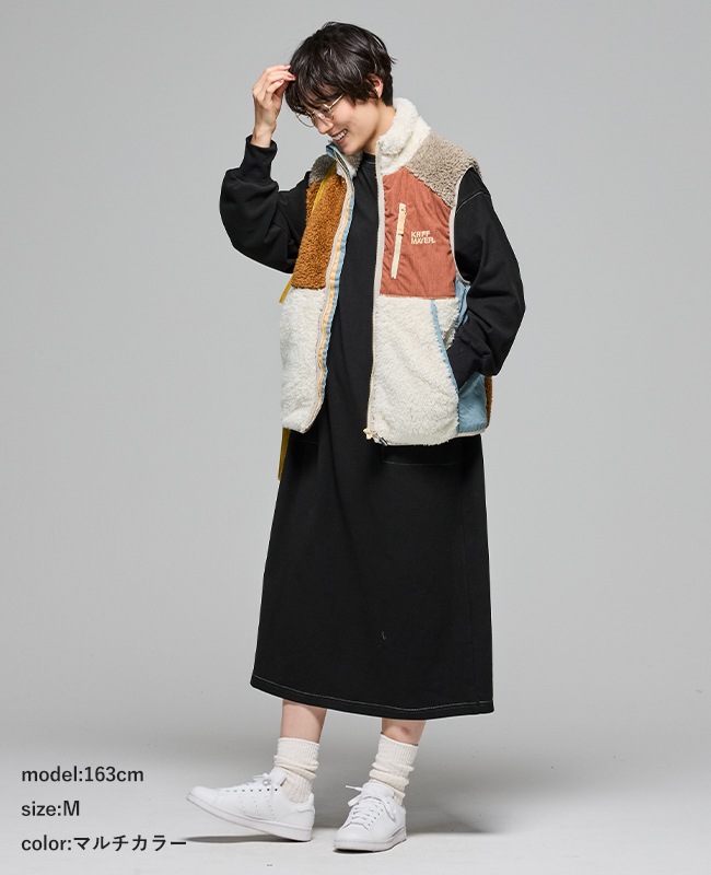 クリフメイヤー[公式] シャギーボアベスト LADYS W2514410