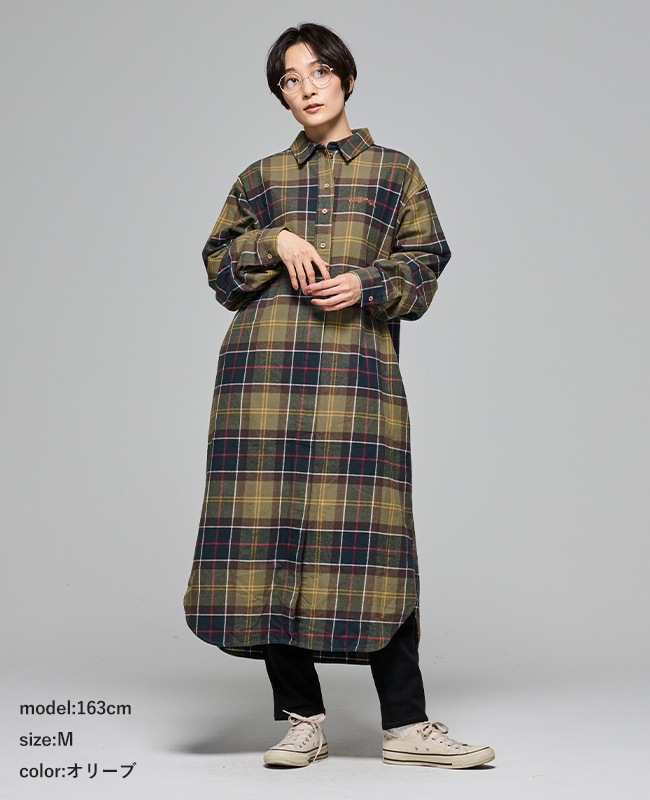 クリフメイヤー[公式] ビエラシャツワンピース LADYS W2516305