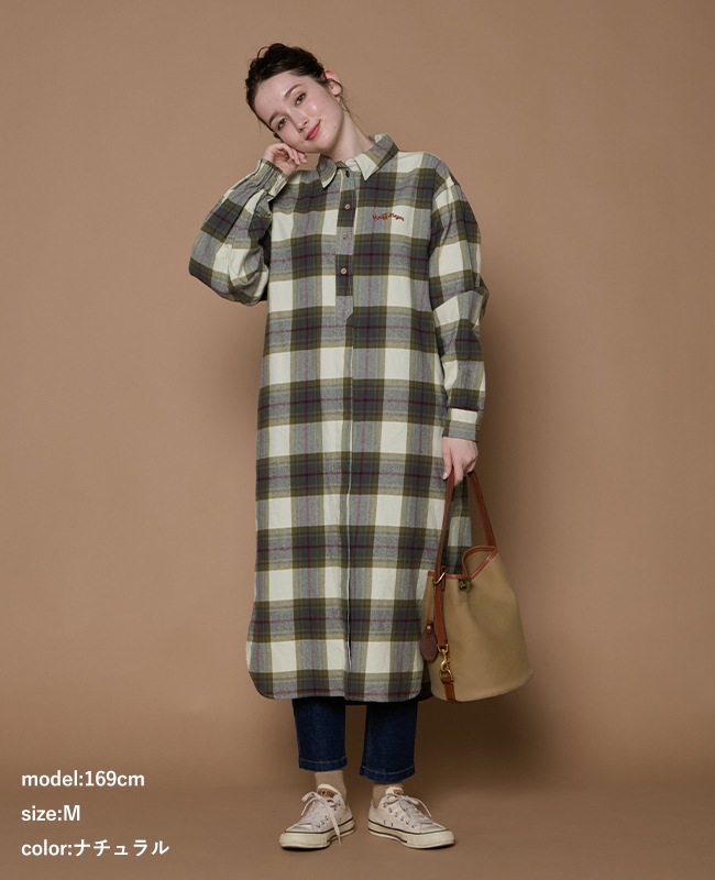 クリフメイヤー[公式] ビエラシャツワンピース LADYS W2516305