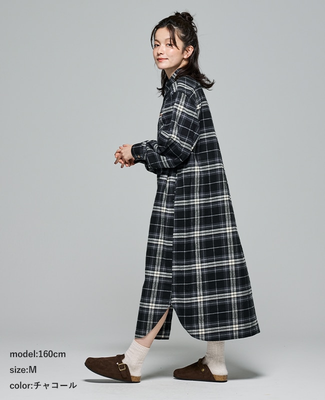 クリフメイヤー[公式] ビエラシャツワンピース LADYS W2516305