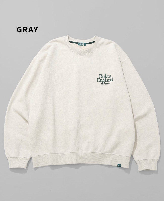 Bukta ヘビー裏毛刺繍クルー MENS BU2525801