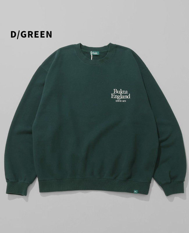 Bukta ヘビー裏毛刺繍クルー MENS BU2525801