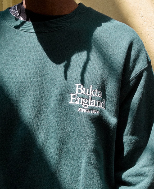 Bukta ヘビー裏毛刺繍クルー MENS BU2525801