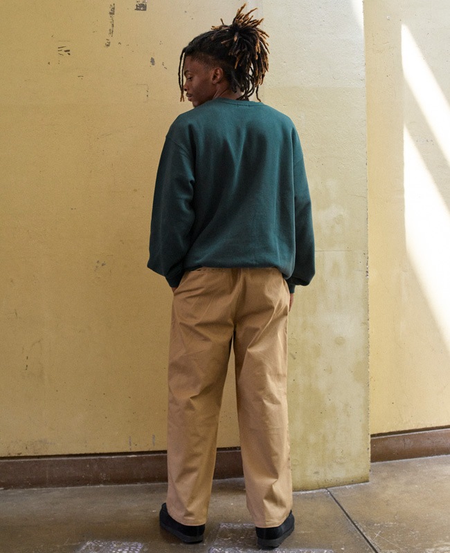 Bukta ヘビー裏毛刺繍クルー MENS BU2525801