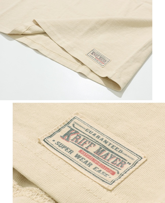 クリフメイヤー[公式] ピグメント七分袖ヘンリーTシャツ 2537204