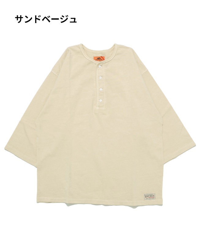 クリフメイヤー[公式] ピグメント七分袖ヘンリーTシャツ 2537204