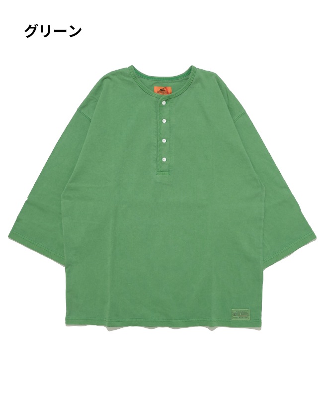 クリフメイヤー[公式] ピグメント七分袖ヘンリーTシャツ 2537204