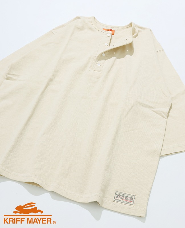 クリフメイヤー[公式] ピグメント七分袖ヘンリーTシャツ 2537204