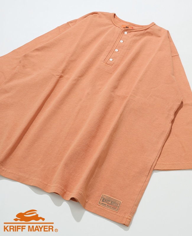 クリフメイヤー[公式] ピグメント七分袖ヘンリーTシャツ 2537204