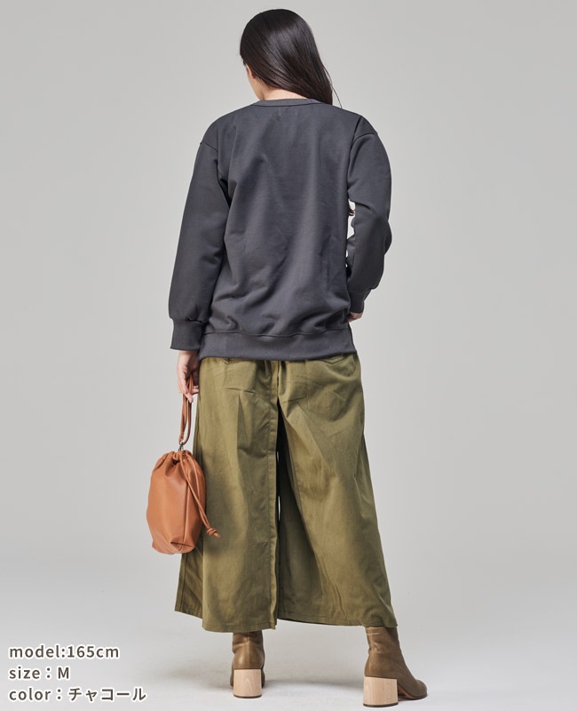 クリフメイヤー[公式] サガラ刺繍裏起毛クルー(ロゴ) LADYS W2527817