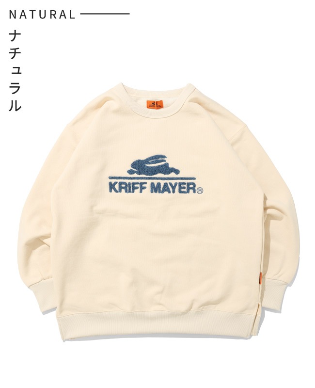 クリフメイヤー[公式] サガラ刺繍裏起毛クルー(ロゴ) LADYS W2527817