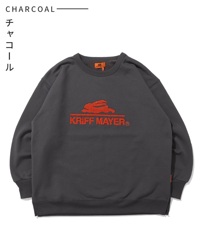 クリフメイヤー[公式] サガラ刺繍裏起毛クルー(ロゴ) LADYS W2527817