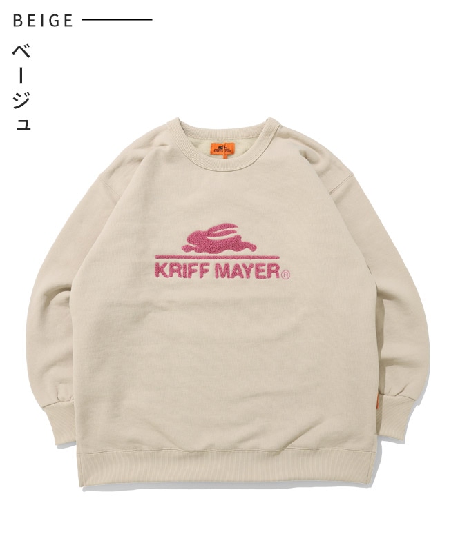 クリフメイヤー[公式] サガラ刺繍裏起毛クルー(ロゴ) LADYS W2527817