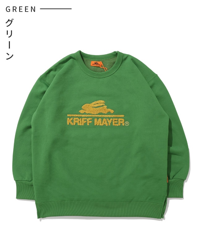 クリフメイヤー[公式] サガラ刺繍裏起毛クルー(ロゴ) LADYS W2527817