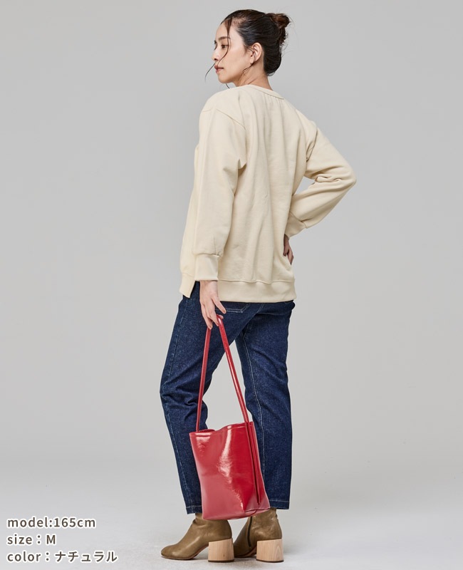 クリフメイヤー[公式] サガラ刺繍裏起毛クルー(ロゴ) LADYS W2527817