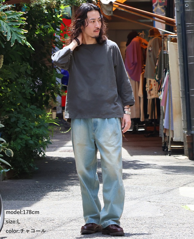 クリフメイヤー[公式] ピグメント七分袖ラグランTシャツ 2537205