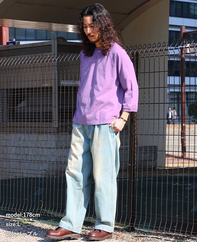 クリフメイヤー[公式] ピグメント七分袖ラグランTシャツ 2537205