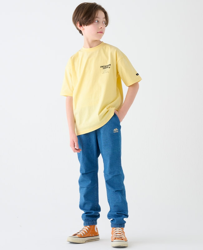 クリフメイヤー[公式] カラフルバックプリントT(恐竜) KIDS J2447852