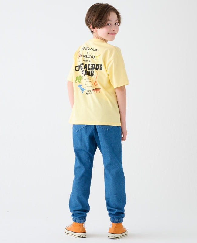 クリフメイヤー[公式] カラフルバックプリントT(恐竜) KIDS J2447852