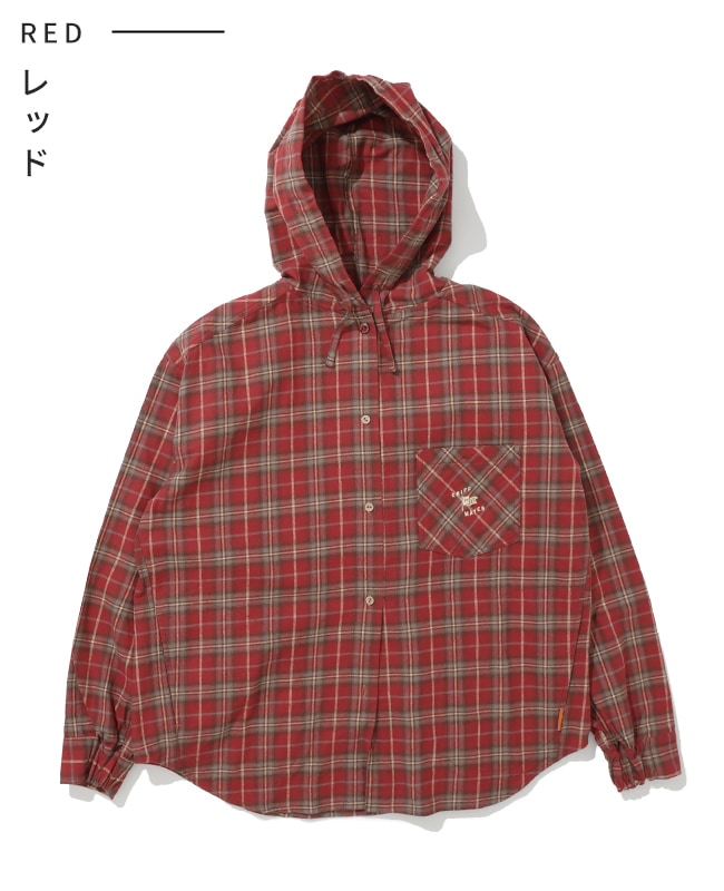 クリフメイヤー[公式] ビエラフードシャツ LADYS W2516304