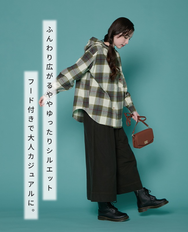 クリフメイヤー[公式] ビエラフードシャツ LADYS W2516304