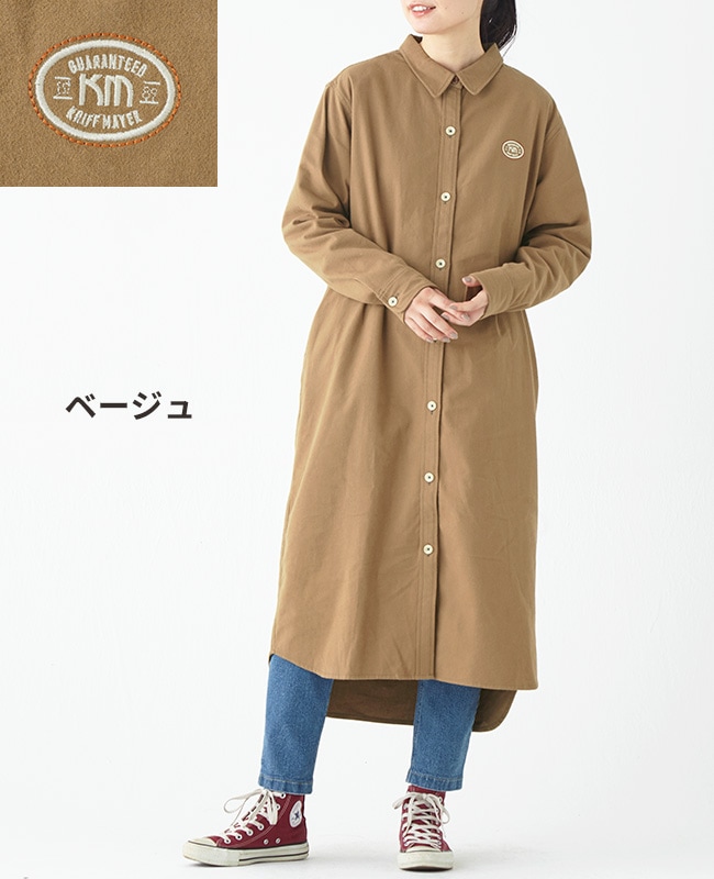 クリフメイヤー[公式] ビエラ無地シャツワンピ LADYS 2413505L | LADYS