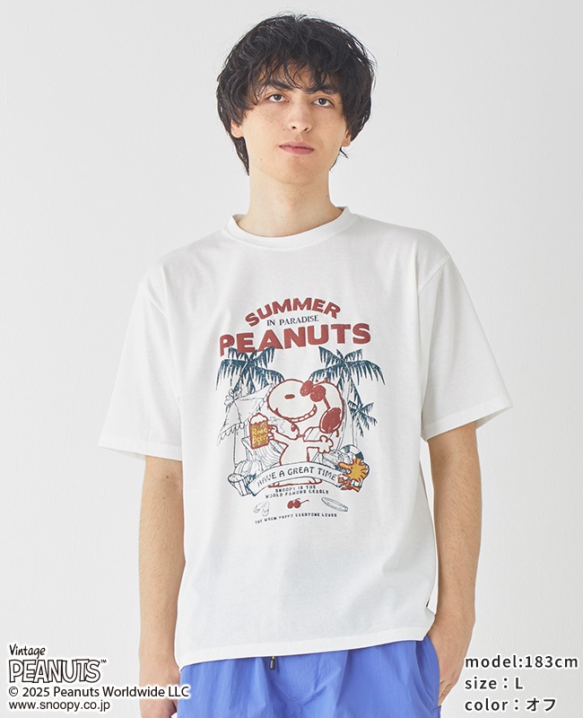クリフメイヤー[公式] スヌーピープリントT(乾杯) MENS 2457828