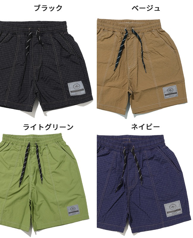 クリフメイヤー[公式] リップストップチェックショーツ KIDS J2547103