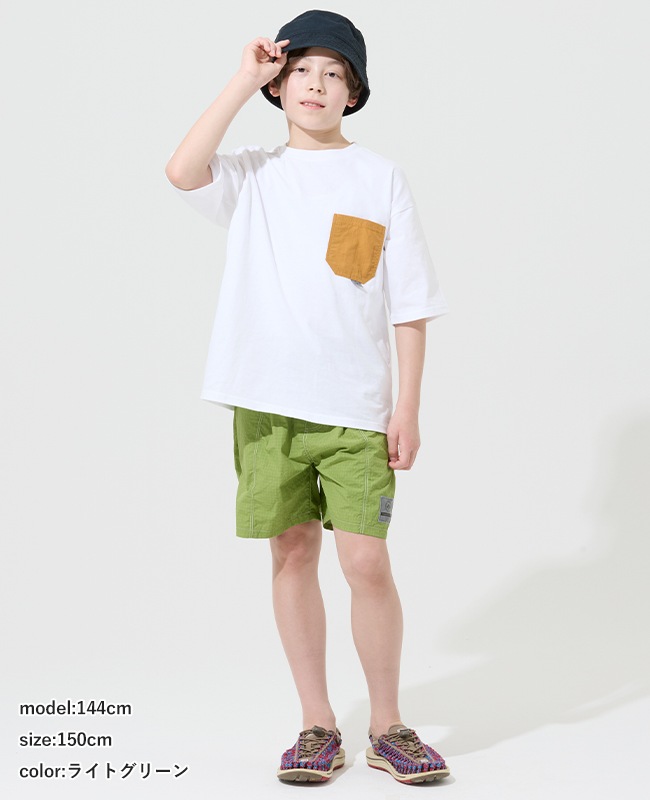 クリフメイヤー[公式] リップストップチェックショーツ KIDS J2547103