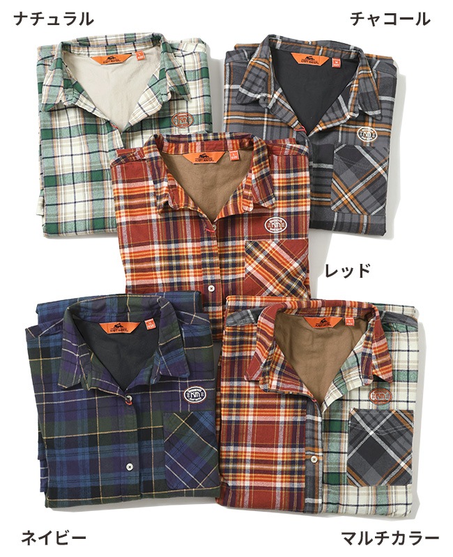 クリフメイヤー[公式] ビエラチェックシャツワンピ LADYS 2413504L