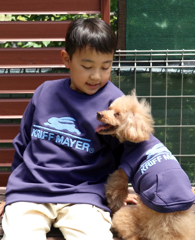 クリフメイヤー[公式] 裏起毛クルー(サガラロゴ) DOG D2527810B