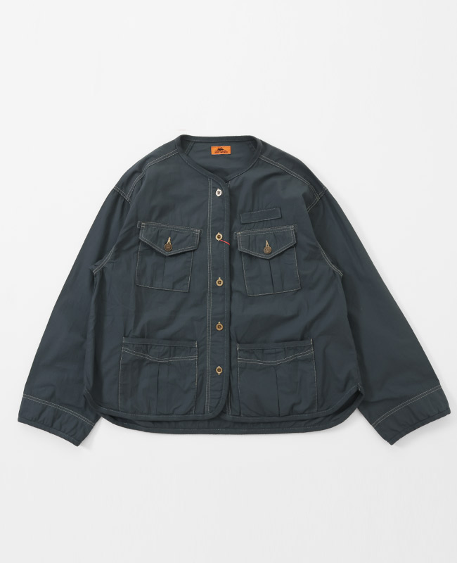 クリフメイヤー[公式] ノーカラーミリタリーシャツJK LADYS W2434008