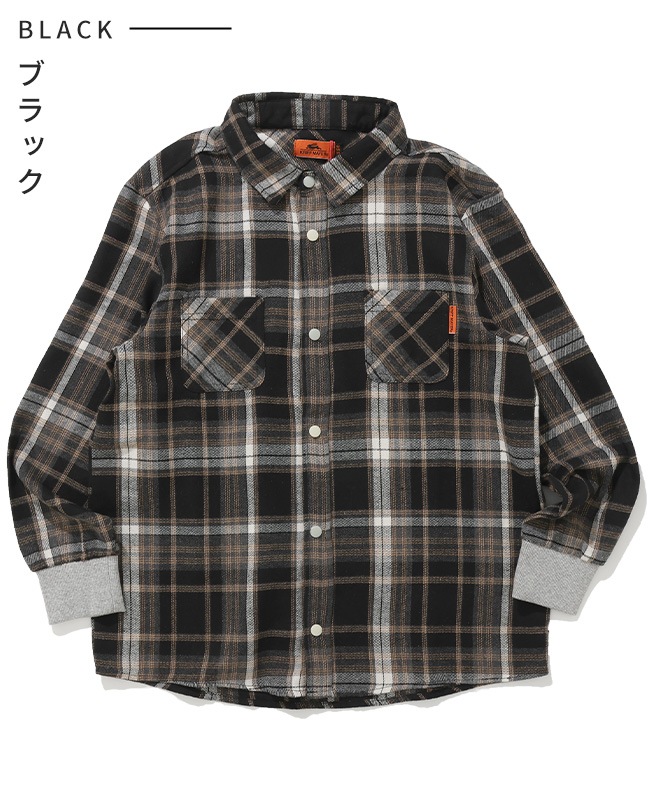 クリフメイヤー[公式] ハッピーチェックシャツ KIDS J2517101