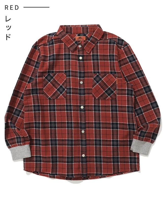 クリフメイヤー[公式] ハッピーチェックシャツ KIDS J2517101