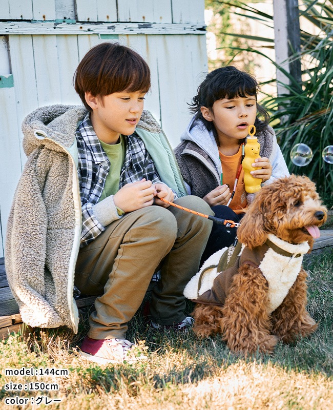 クリフメイヤー[公式] シャギーボアフードジャケット KIDS J2514413