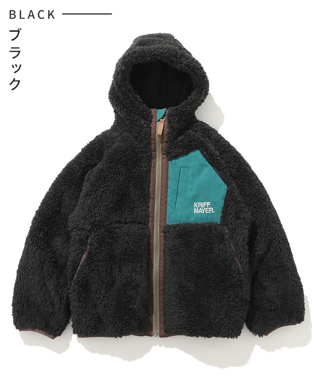 クリフメイヤー[公式] シャギーボアフードジャケット KIDS J2514413